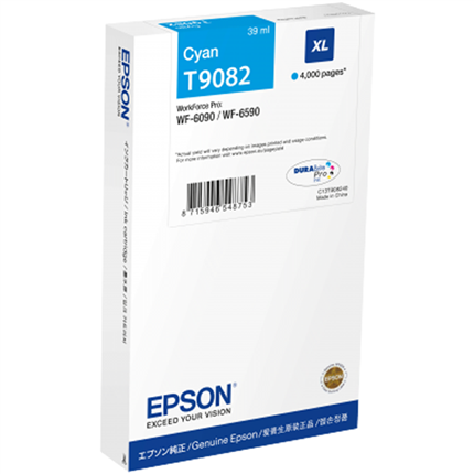 Epson T9082 - C13T908240 XL tinta cian original