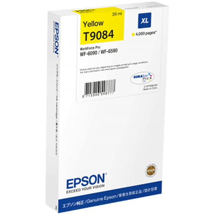 Epson T9084 - C13T908440 XL tinta amarillo original