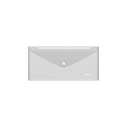 Erichkrause Fizzy Classic Travel Sobre Portadocumentos - Ideal para Documentos de Viaje - Fabricado en Plastico - Textura Rugosa - Transparente