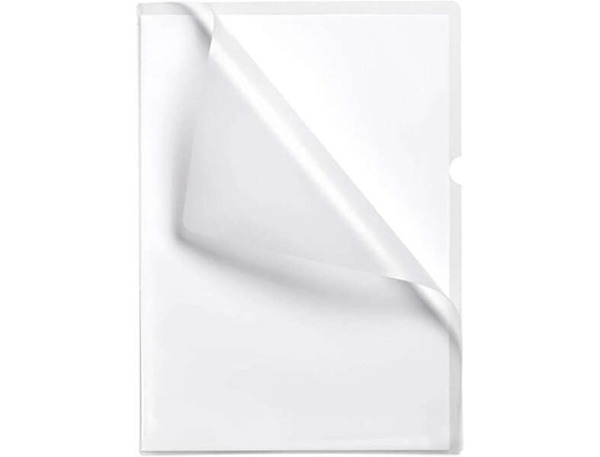 Esselte Caja de 100 Dossiers UÃ±ero - Formato Folio - PVC Flexible - Grosor 110 Micras - Color Transparente