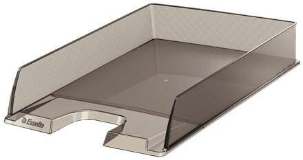 Esselte Europost Bandeja Portadocumentos - Plastico Transparente - Formato Vertical - A4 - Color Fume Transparente