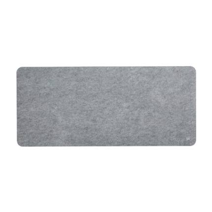 Ewent Alfombrilla de Raton Extragrande para Oficina y Juegos - Extragrande - Superficie de Fieltro - Base de Goma Antideslizante - 900x400x3mm - Color Gris