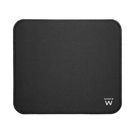 Ewent Alfombrilla para Raton - Superficie de Poliester - Base de Goma Antideslizante - 250x220x6mm - Color Negro