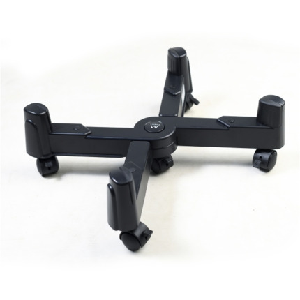 Ewent EW1292 Soporte Movil para CPU - Evita la Electricidad Estatica y las Marcas - Ajustable hasta 25 cm - Hasta 25 kg - Negro