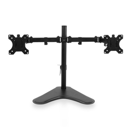 Ewent Soporte de Escritorio para 2 Monitores hasta 32" - VESA Maximo 100x100 - Color Negro