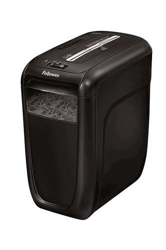Fellowes 60Cs Destructora de Papel Manual Corte en Particulas P-4 - Destruye hasta 10 Hojas - Capacidad de la Papelera 22L - Des