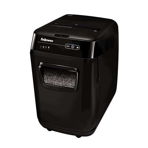 Fellowes AutoMax 200M Destructora de Papel Automatica Microcorte P-5 - Autoalimentacion 200 Hojas, Manual 10 Hojas - Capacidad d