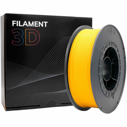 Filamento 3D PLA - Diametro 1.75mm - Bobina 1kg - Color Amarillo