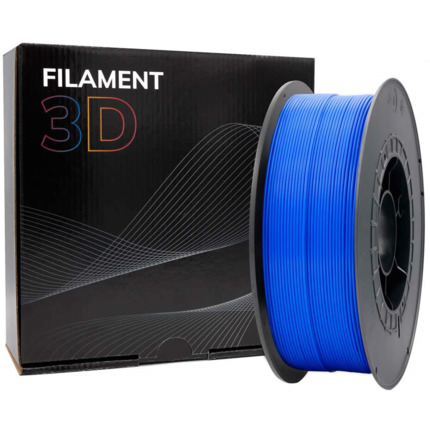 Filamento 3D PLA - Diametro 1.75mm - Bobina 1kg - Color Azul Oscuro
