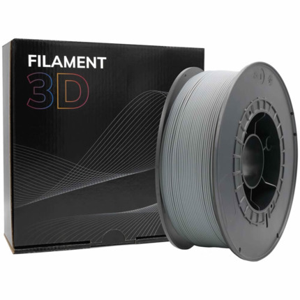 Filamento 3D PLA - Diametro 1.75mm - Bobina 1kg - Color Gris