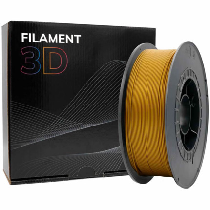 Filamento 3D PLA - Diametro 1.75mm - Bobina 1kg - Color Oro