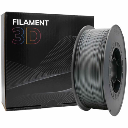 Filamento 3D PLA - Diametro 1.75mm - Bobina 1kg - Color Plata