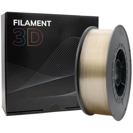 Filamento 3D PLA - Diametro 1.75mm - Bobina 1kg - Color Transparente