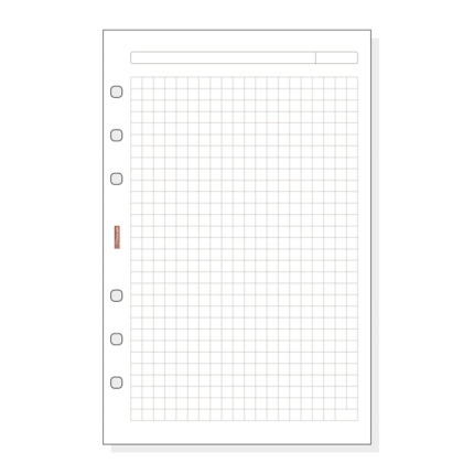 Finocam R540 Recambio para Agendas Open - Cuadriculado - Formato 500 - 117x5x181mm - Color Blanco