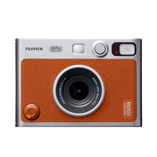 Fujifilm Instax Mini EVO Camara Instantanea Hibrida - Tamaño de Imagen 62x46mm -Espejo para Selfies - Exposicion Automatica -