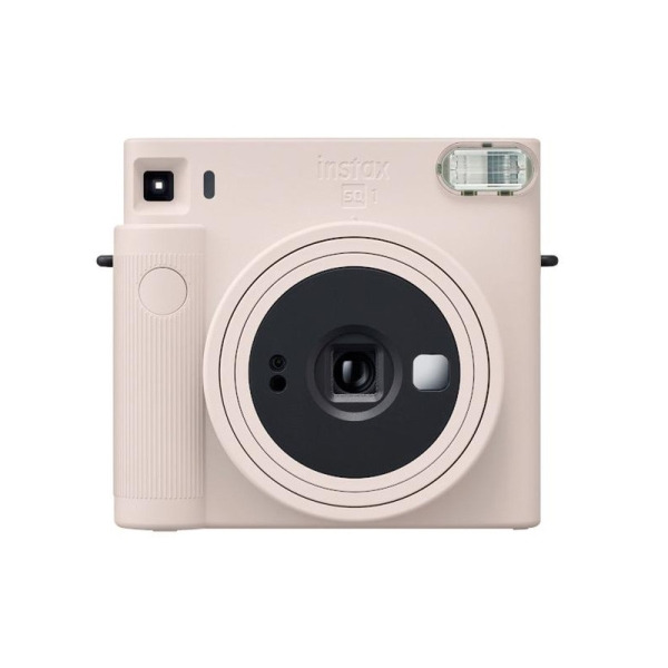 Fujifilm Instax Square SQ1 Camara Instantanea - Tamaño de Imagen 62Ã62mm - Exposicion Automatica - Color Blanco Tiza