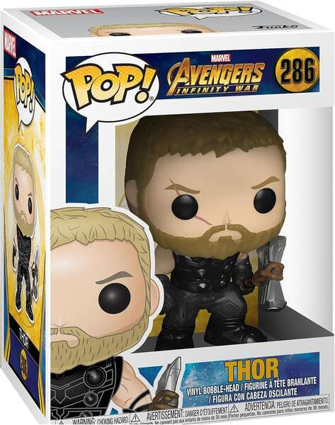 Funko Pop Marvel Avengers Infinity War Thor - Figura de Vinilo - Altura 9cm aprox.