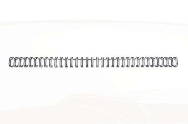 GBC Wirebind Pack de 100 Alambres de Encuadernacion 6mm para Paso 3:1 Redondo o Cuadrado - Formato A4 - Para 34 Orificios - Encu
