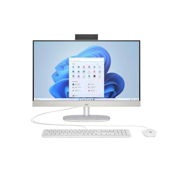 HP 24-CR0137NS All-in-One Intel Core i5-1334U - 16GB DDR5 - 512GB SSD - 23.8" FHD - Windos 11 Home - Color Blanco + Teclado QWER
