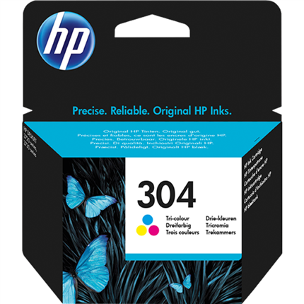 HP 304 - N9K05AE tinta tricolor original
