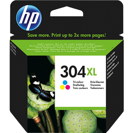 HP 304XL - N9K07AE tinta tricolor original
