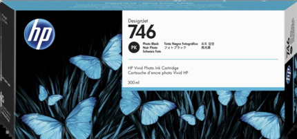 HP 746 Negro Mate Cartucho de Tinta Original - P2V82A