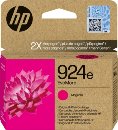 HP 924e Magenta Cartucho de Tinta Original - 4K0U8NE