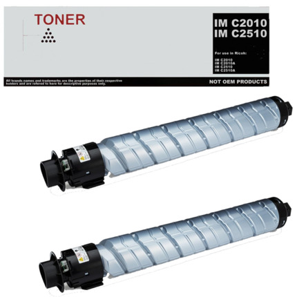 IMC2010 / IMC2510 pack 2 toner negro compatible con Ricoh 842561/842565.