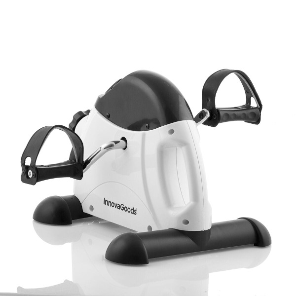 Innovagoods Pedaleador Estatico para Piernas y Brazos - Resistencia Regulable - Contador Digital LCD - Uso en Interior - 35x31x3