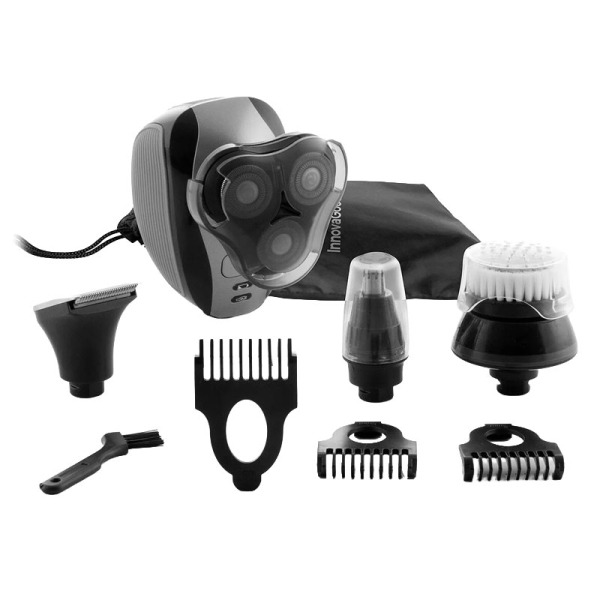 Innovagoods Shavestyler Afeitadora 5 en 1 - Autonomia 45min - Bateria 600mAh - IPX7 - Recargable - Acero Inoxidable - Multifunci