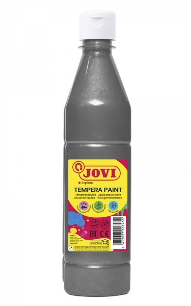 Jovi Tempera Paint Tempera Liquida 500ml - Base Agua - Lista para Usar - Alto Poder Cubriente - Secado Rapido - Excelente Fluide