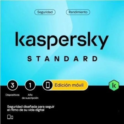 Kaspersky Standard Mobile Antivirus - 3 Dispositivos - Servicio 1 Año