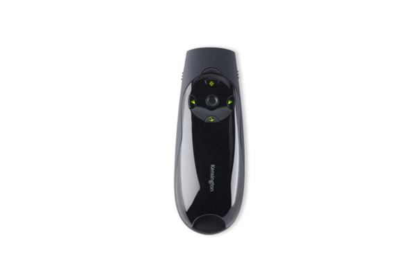 Kensington Expert Presentador Inalambrico con Puntero Laser Verde y Control de Cursor - Luminosidad 10 Veces Mayor - Botones Ret