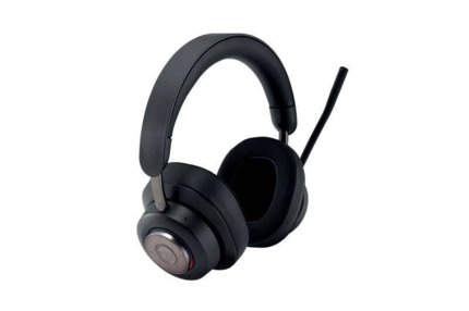 Kensington H3000 Auriculares Circumaurales Bluetooth 5.2 con Microfono Plegable - Cancelacion PNC y ENC - Autonomia hasta 60h - Incluye Adaptador de USB-C a USB-A, Cable USB-C y Estuche Rigido - Color Negro