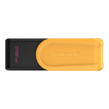 Kingston DataTraveler Exodia Memoria USB 512GB - USB 3.2 Gen 1 - Tapa Giratoria - Color Amarillo