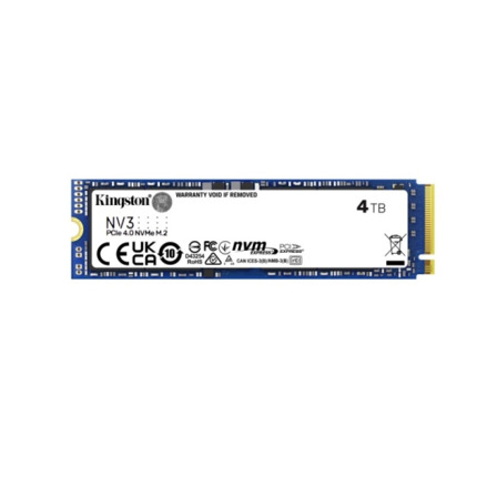 Kingston NV3 Disco Duro Solido SSD M2 2280 4TB PCIe 4.0 NVMe 3D NAND