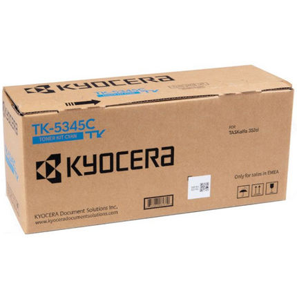 Kyocera TK5345 Cyan Cartucho de Toner Original - 1T02ZLCNL0/TK5345C