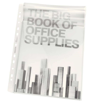 Leitz Pack de 5 Fundas Fuelle Premium Expansible con Solapa Polipropileno A4 18micras - Gran Capacidad de hasta 200 Hojas A4 - Transparente