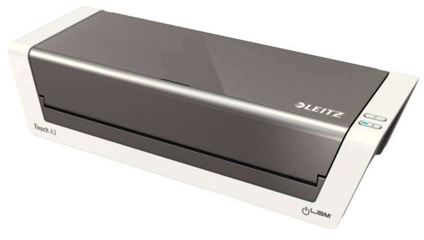 Leitz Plastificadora A3 Ilam Touch 2 - Sensor Inteligente - Alta Velocidad (1.000 Mm/Min) - Blanco Brillante / Antracita - Tecno