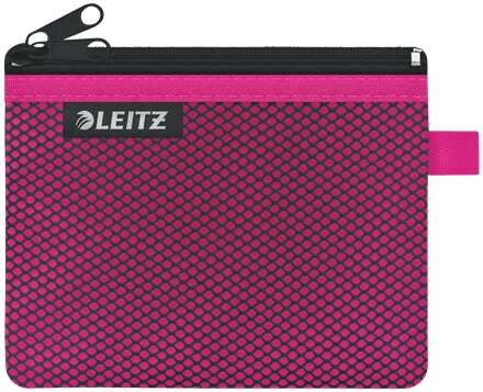 Leitz WOW Bolsa Porta-Todo PequeÃ±a 2 Compartimentos - TamaÃ±o 105x6x140mm - Lavable y Duradera - Cierre de Cremallera - Color F