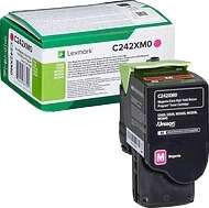 Lexmark C2425/C2535/MC2425/MC2535/MC2640 Magenta Cartucho de Toner Original - C242XM0