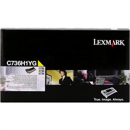 Lexmark C736H1YG toner amarillo original