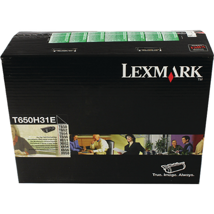 Lexmark T650H31E toner negro original
