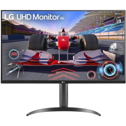 LG 32UR550K-B Monitor 32.5" IPS UltraHD 4K HDR10 - 60Hz - Respuesta 4ms - Altavoces 10W - 16:9 - HDMI, DisplayPort - Ajustable en Altura e Inclinacion - Pivotante - VESA 100x100mm - Color Negro