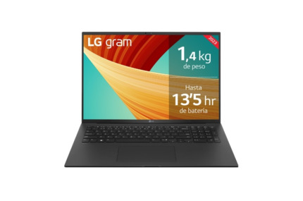 LG Gram 17Z90R-E.AD75B Portatil 17" Intel Evo Core Ultra 7 155H - 32GB - 512GB SSD - RTX 3050 - W11 Home 64 - Color Negro