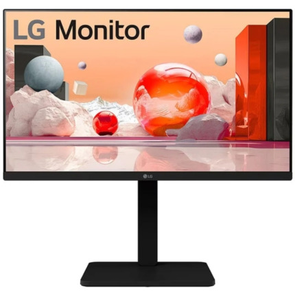 LG Monitor LED 23.8" IPS FullHD 1080p 100Hz - Respuesta 5ms - Ajustable en Altura, Giratorio e Inclinable - Altavoces 2W - HDMI, USB, DisplayPort, VGA