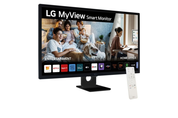 LG Smart Monitor 31.5" IPS Full HD 1080p HDR10 - WebOS 23, Bluetooth, HDMI, DisplayPort, USB-A - Altavoces y Mando a Distancia -