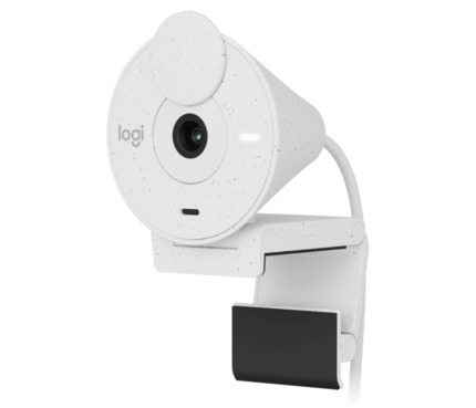 Logitech Brio 300 Webcam Full HD - 2 Megapixeles - Campo Visual 70Âº - Color Blanco Crudo