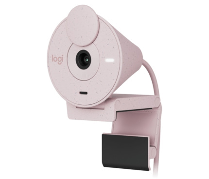Logitech Brio 300 Webcam Full HD - 2 Megapixeles - Campo Visual 70Âº - Color Rosado