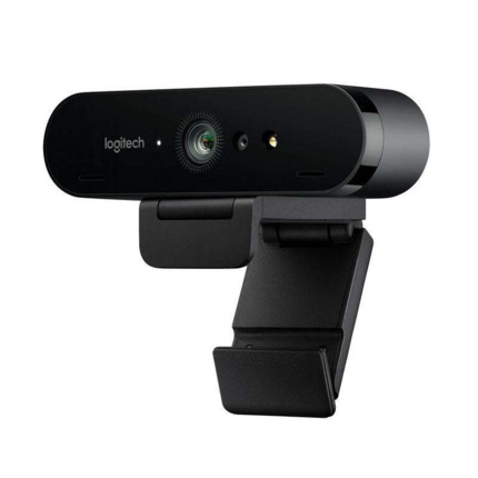 Logitech Brio Stream Webcam Profesional para Streaming Ultra HD 4K USB 3.0 - HDR - Campo de Vision 90Âº - Enfoque Automatico - Color Negro